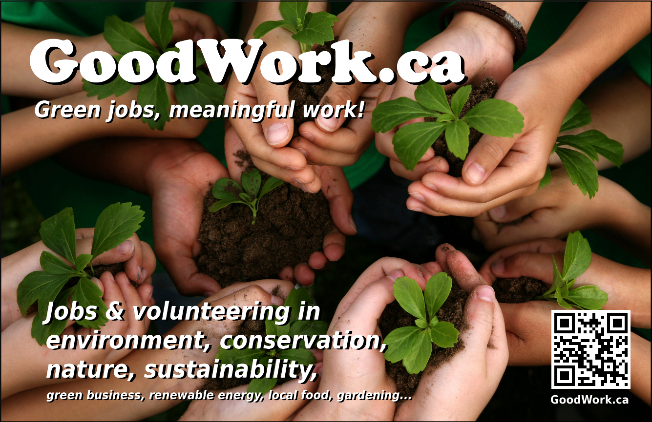 Environmental jobs: GoodWork.ca