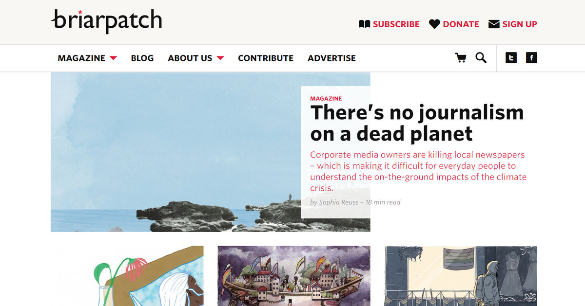 job publisher full time briarpatch magazine regina job relocation assistance