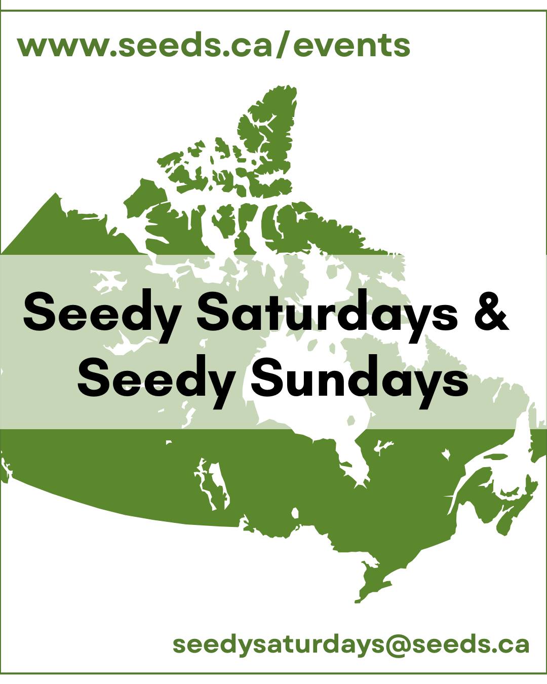 Seedy Saturday Events
